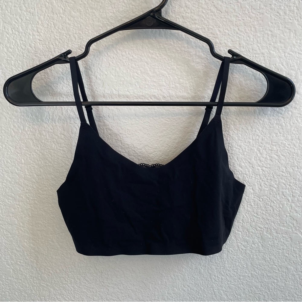 Victorias Secret Seamless Front Lace Back Bralette Medium